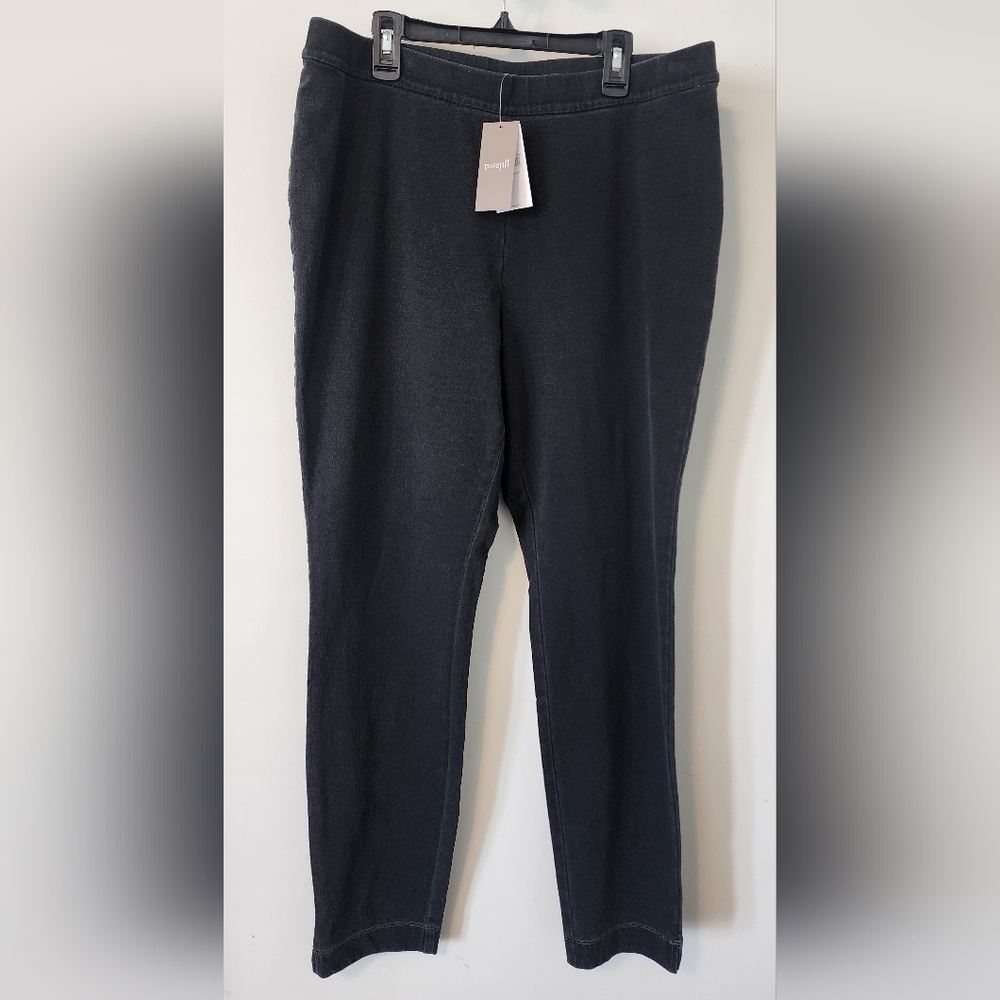 NWT J. Jill Moon Wash Black Pants